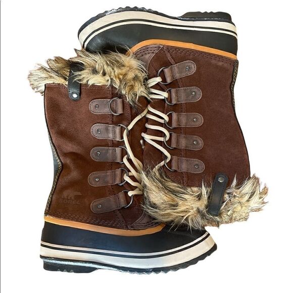 Sorel Joan Of Arctic Faux Fur-Lined Suede Boots - Picture 2 of 8